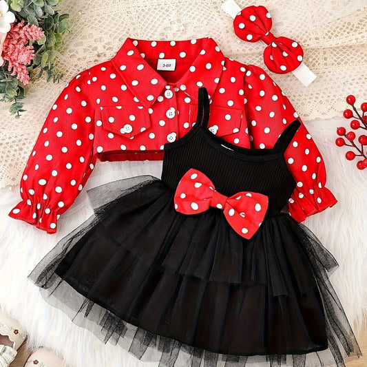 Conjunto Minnie Tul 3 Piezas