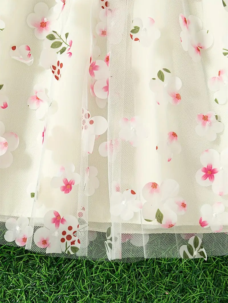 Vestido Flor de Cerezo Perla