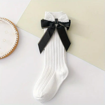 Medias Black and White Glam