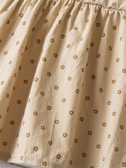 Vestido Coreano Beige