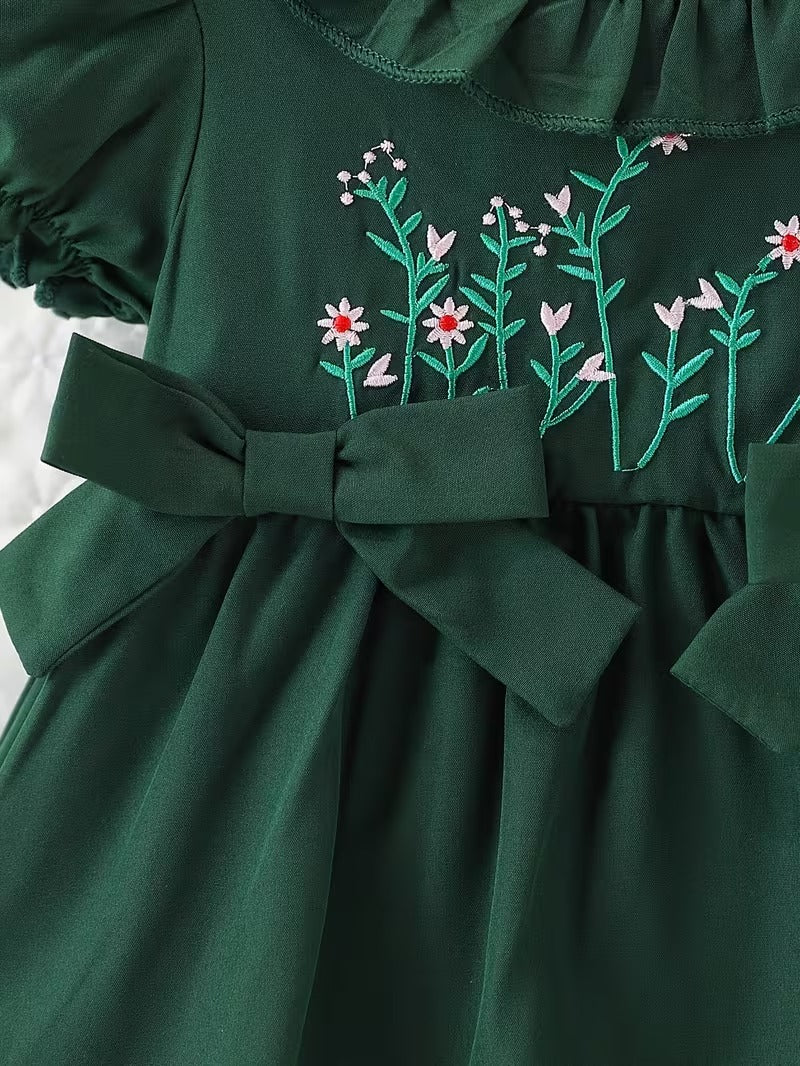 Vestido Verde Floral