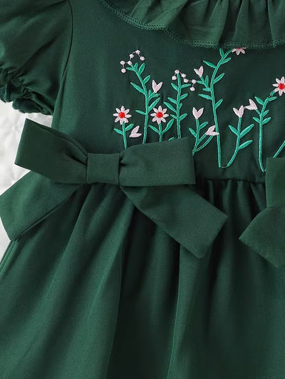 Vestido Verde Floral