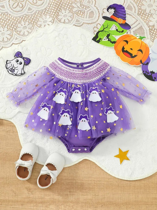 Body Vestido Calabacita Estrellada Purple