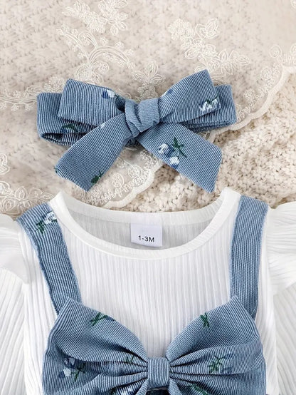 Enterizo Denim Butterfly