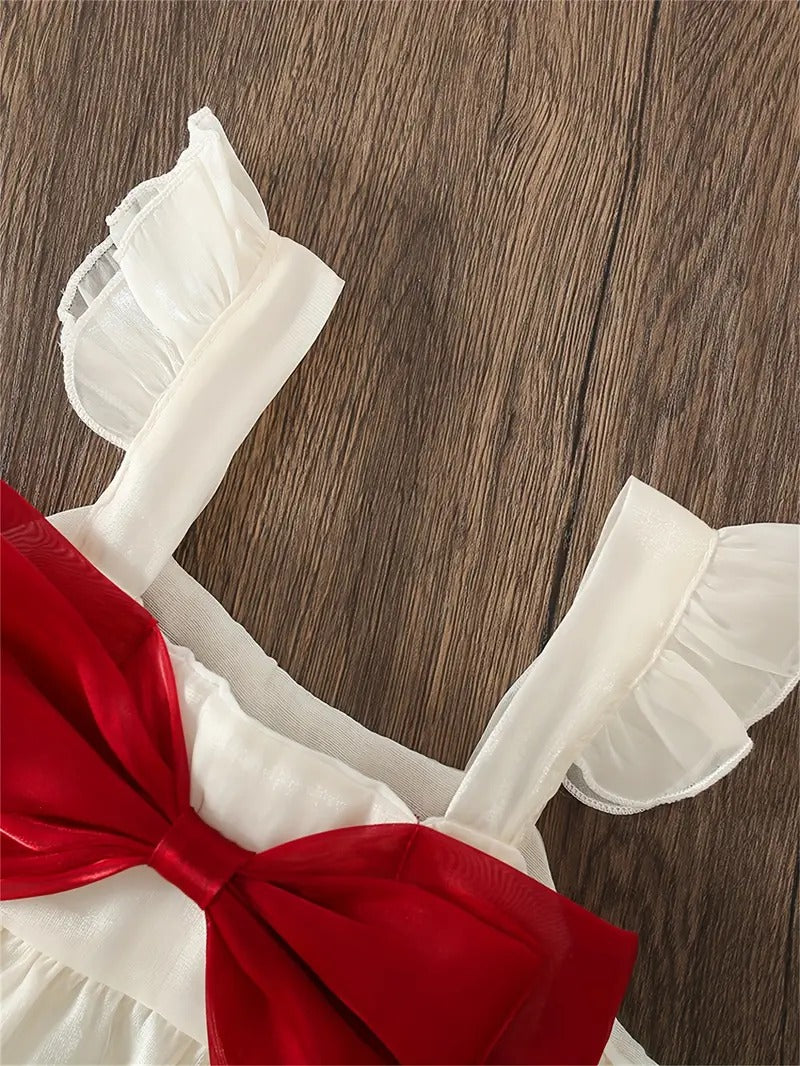 Vestido Perla Maxilazo Carmesí