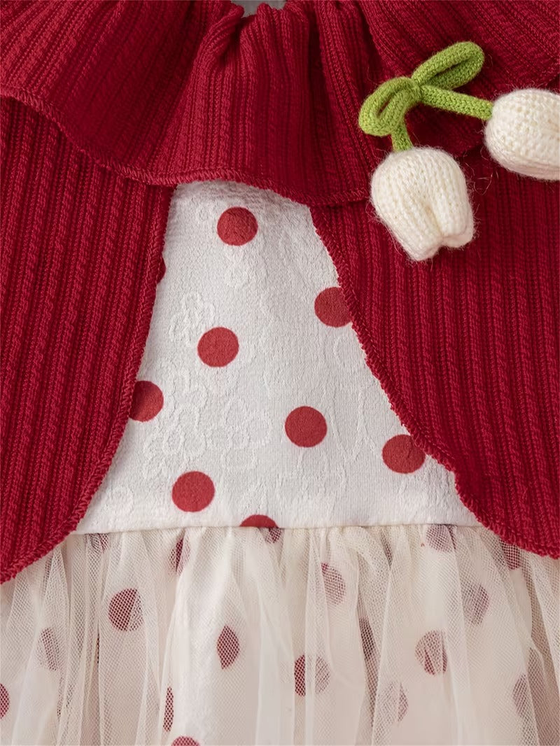 Vestido Navideño de Lunares