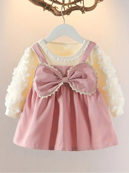 Vestido Vintage Perla/Palo Rosa