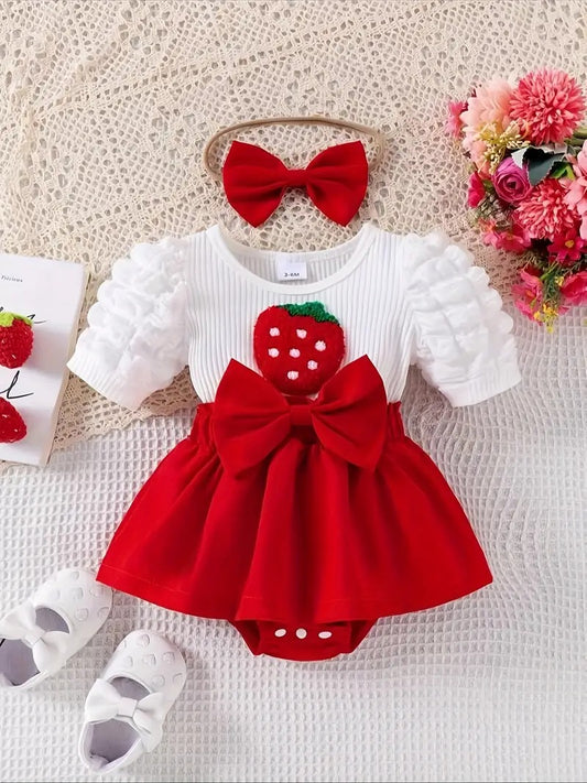 Romper Fresita Elegante