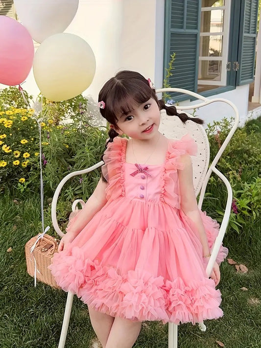 Vestido de Fiesta Pomposo Rose
