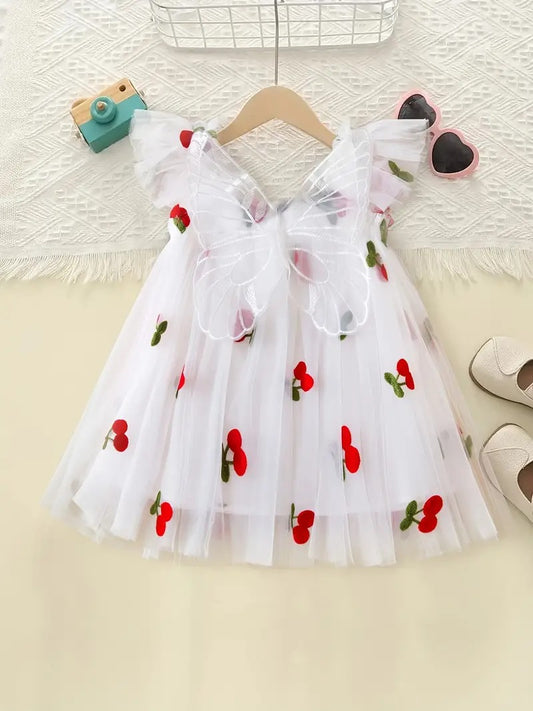 Vestido Cereza Pomposa White