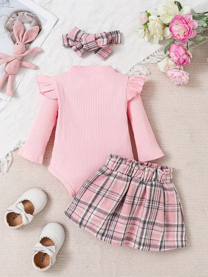 Conjunto Escoces Rose 3 piezas