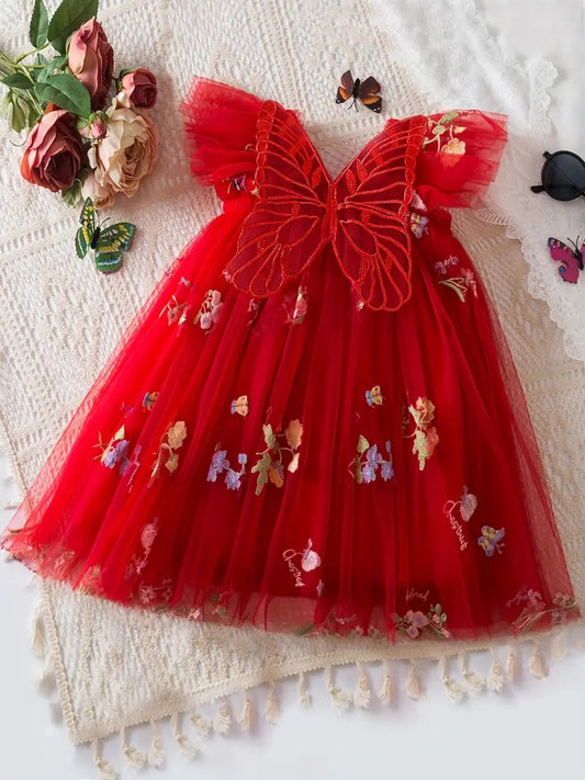 Vestido Mariposa Tul 5 colores