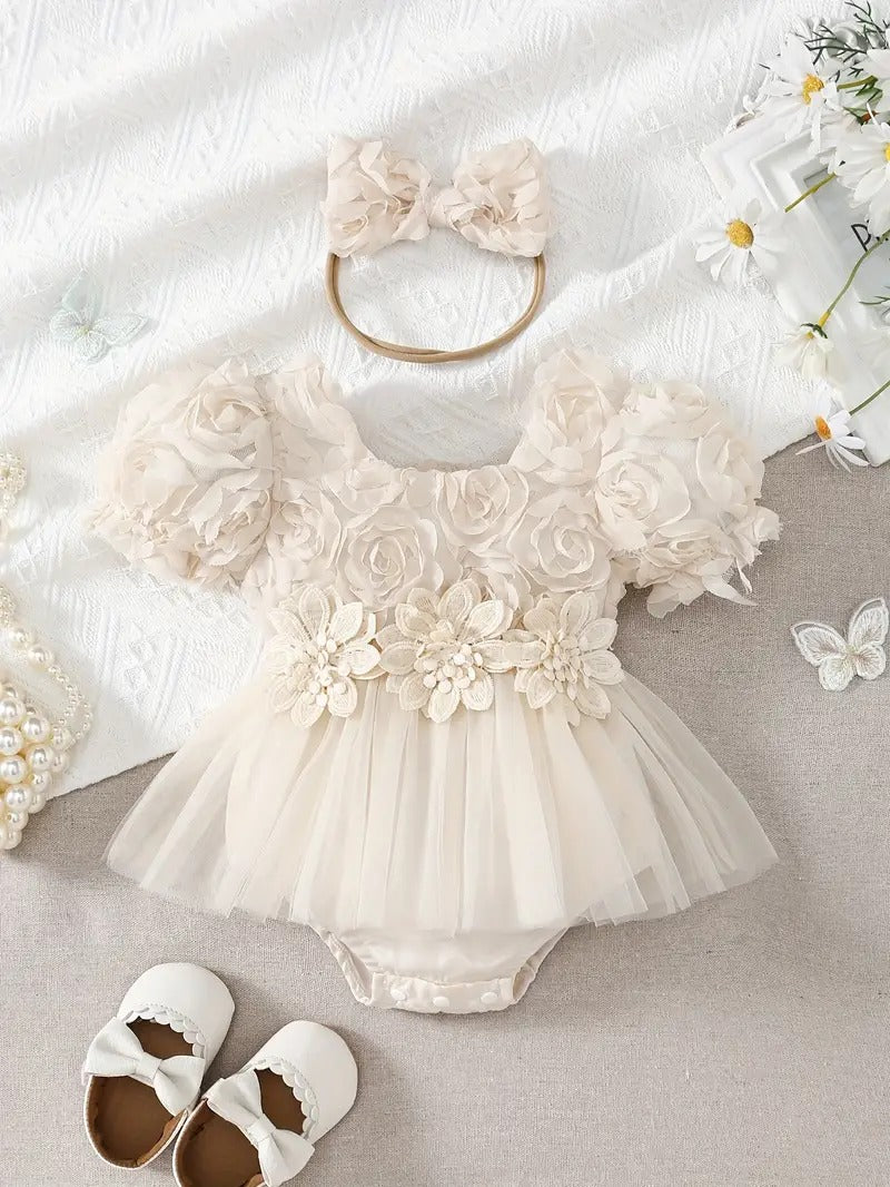 Romper vestido Beige