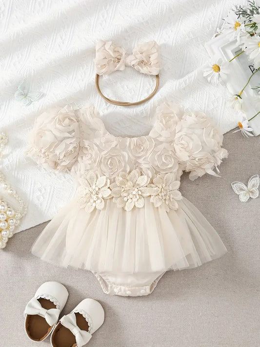 Romper vestido Beige