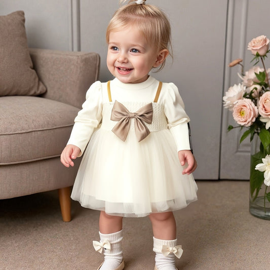 Vestido Elegante Tul Lazo