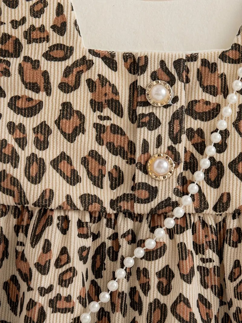 Vestido Animal Print con Mini Bolso