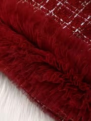 Vestido Navideño Escocés Tul