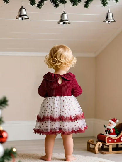 Vestido Navideño de Lunares