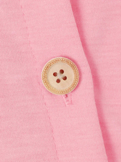 Conjunto 2 Piezas Bebé Niña | Cárdigan Rosa + Vestido Estampado Elefante y Mariposa